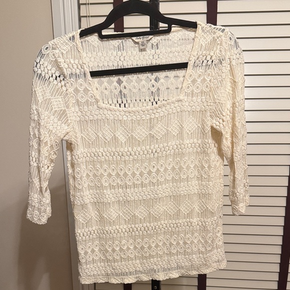Lucky Brand Tops - Lucky Brand Cream Knit Top - Size XS